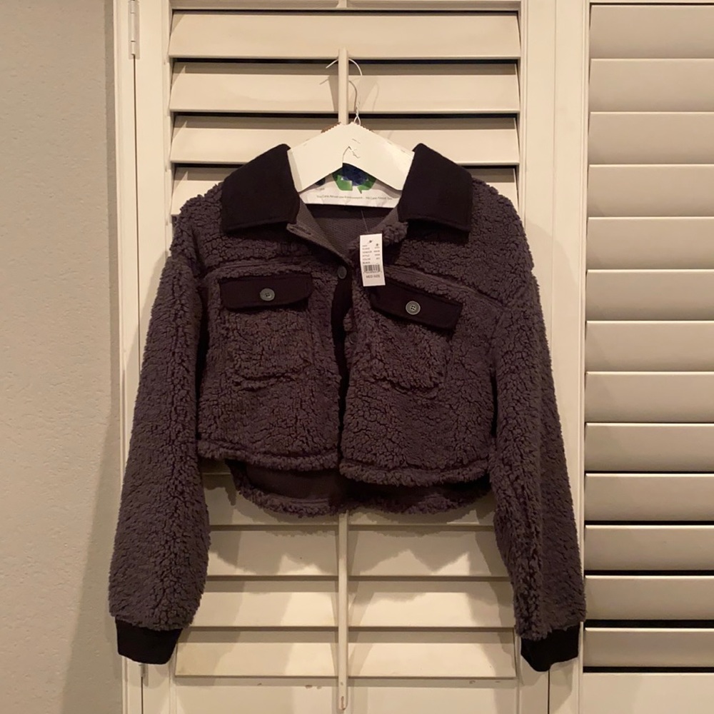 PacSun Cropped Homecoming Shacket